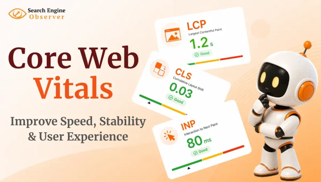 Core Web Vitals Explained - LCP, CLS, and INP for Better Google Rankings